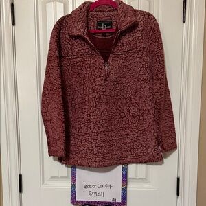 Boxercraft Kids Burgundy Fleece Jacket